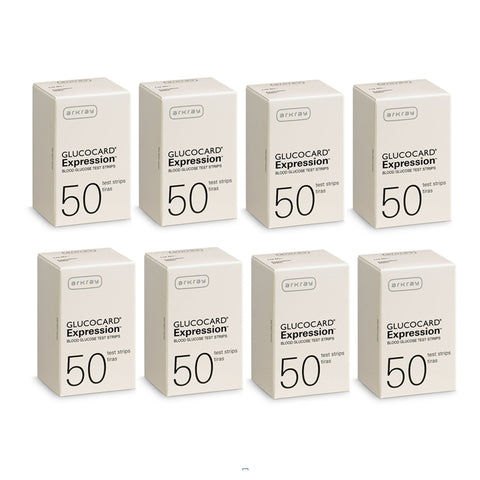 Arkray Glucocard Expression 400 Test Strips For Glucose Care  Arkray Glucocard Expression 400 Test Strips For Glucose Care