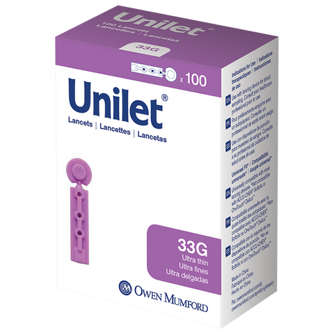 Owen Mumford Unilet Micro Thin 33G - 100 Ct - #AT 0585