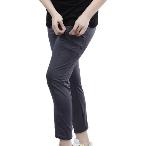 Overt Women's Workout Jogger Pant with zips for easy injection access