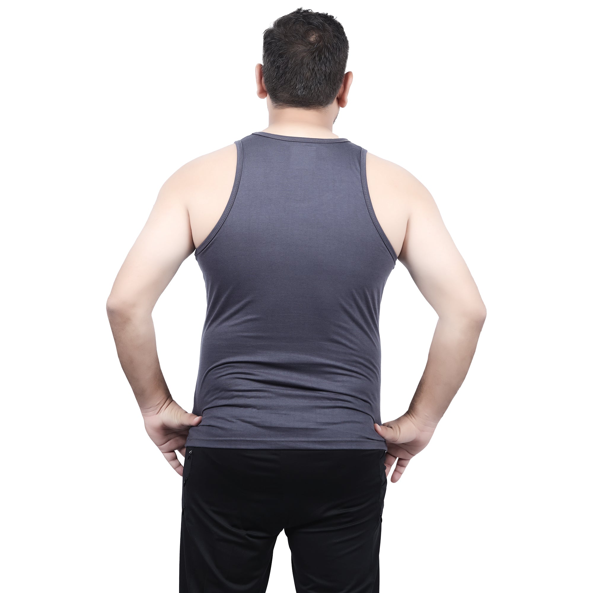 Overt Men's Work-It-Out Active Tank Top with Special Pockets for Insulin Pump Users