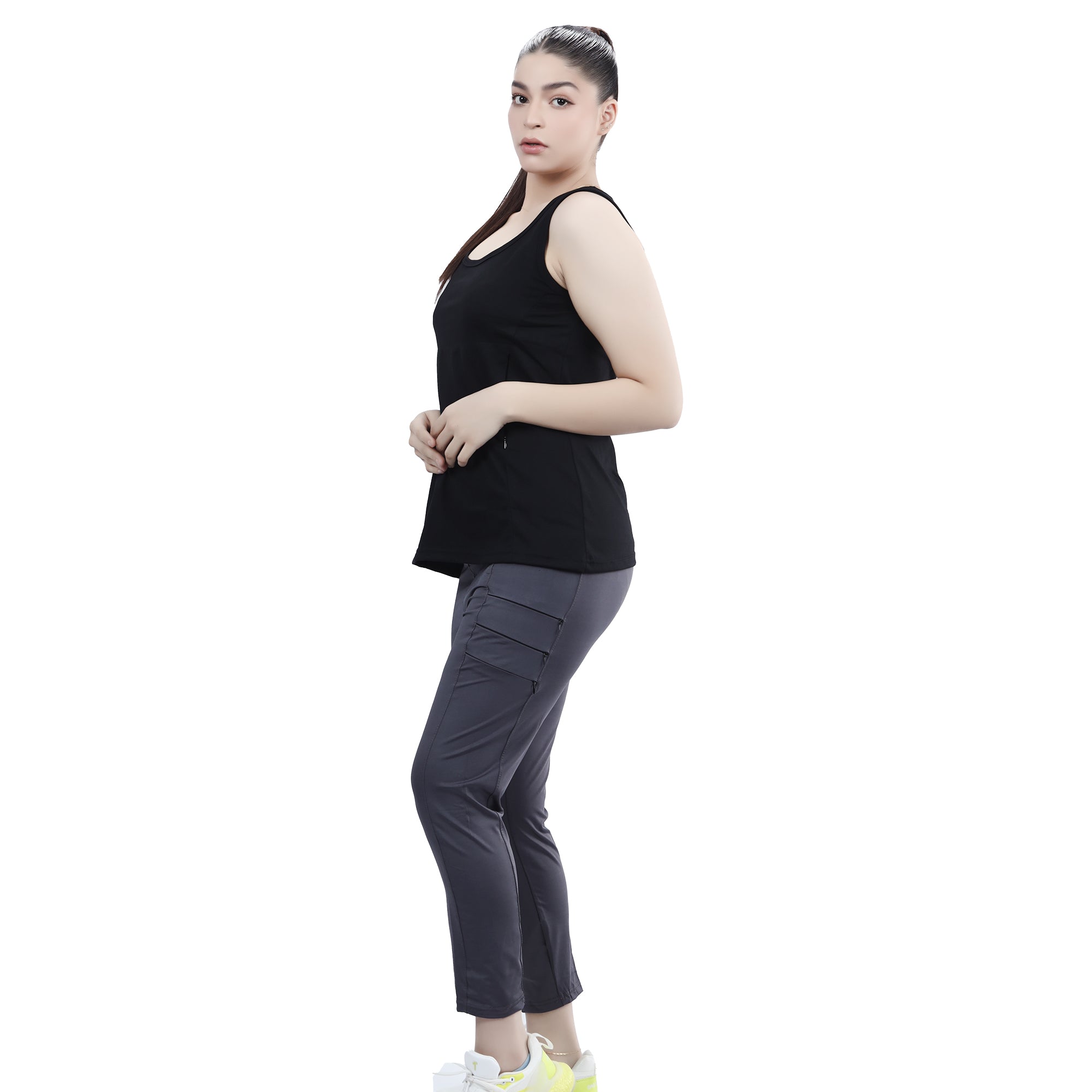 Overt Women's Jogger Pant with Tank Top for Insulin Users