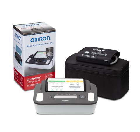 Omron Complete Wireless Upper Arm Blood Pressure and EKG Monitor