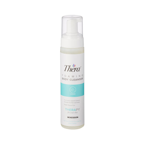 Thera Foaming 9 oz. Pump Bottle Scented Rinse-Free Shampoo and Body Wash By McKesson