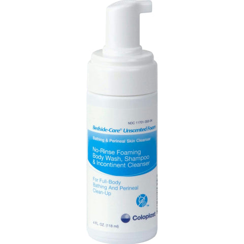 Bedside-Care Rinse-Free Shampoo and Body Wash, Scented, 4.1 oz Pump Bottle