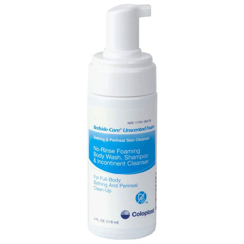 Bedside-Care Rinse-Free Shampoo and Body Wash, Unscented, 8 oz Pump Bottle