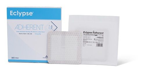 MEDI USA Eclypse Adherent Super Absorbent Dressing, 6" x 6" CR3863
