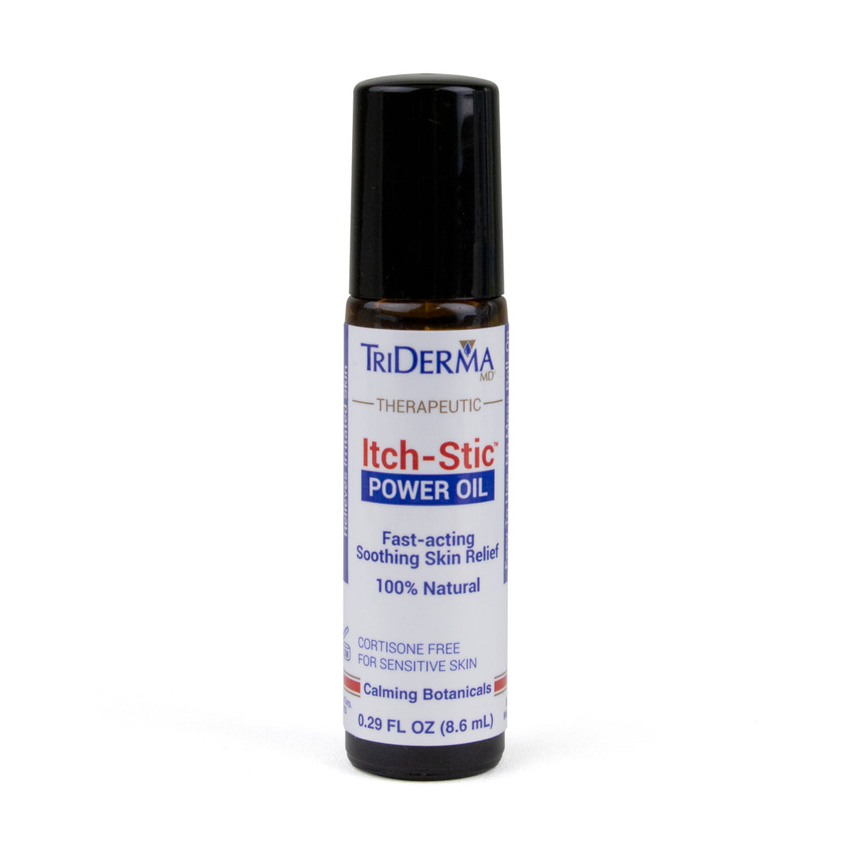 Triderma Itch-Stic Power Oil  100% Natural Roll-On Relief for Irritated Skin