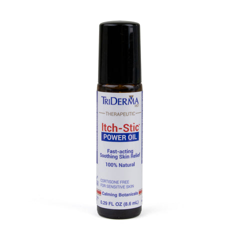 Triderma Itch-Stic Power Oil  100% Natural Roll-On Relief for Irritated Skin