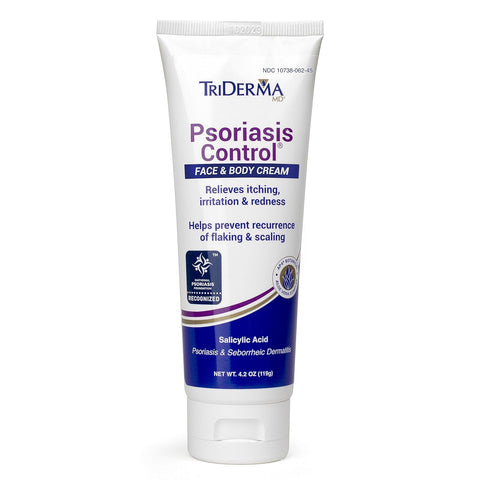 TriDerma Psoriasis Control Face & Body Cream – Maximum Strength  4.2 Oz