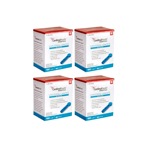 Cardinal Health ReliaMed Twist Top Lancets 30G 100/BX [4 Pack] For GLucose Care