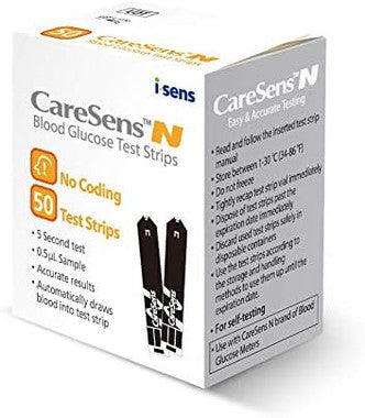 CareSens N Blood Glucose Test Strips (50 ct)