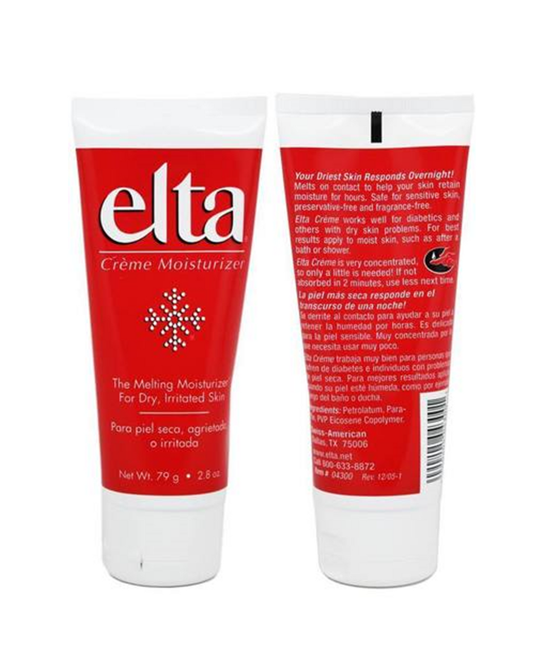 Resta Cream Moisturizer 2.8 oz. Tube [ 2 Pack ]