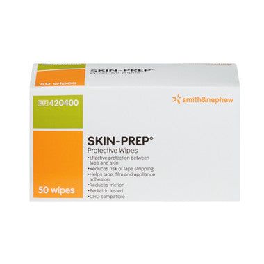 Smith Nephew No-Sting Skin Prep Protective Wipes Box of 50