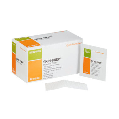 Smith Nephew No-Sting Skin Prep Protective Wipes Box of 50