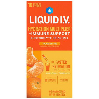 Box of Liquid I.V. hydration powder with Vitamin C and Zinc