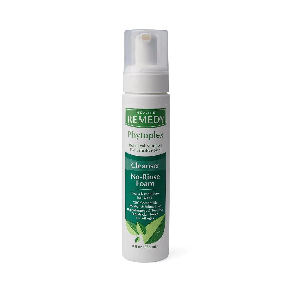 Medline Remedy Phytoplex Hydrating No-Rinse Foam Cleanser - 8 floz. #MSC092108