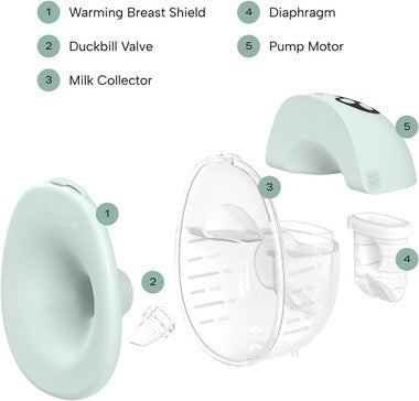 Zomee Mother's Nature W1 Heated Wearable Breast Pump