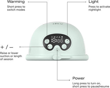 Zomee Mother's Nature W1 Heated Wearable Breast Pump