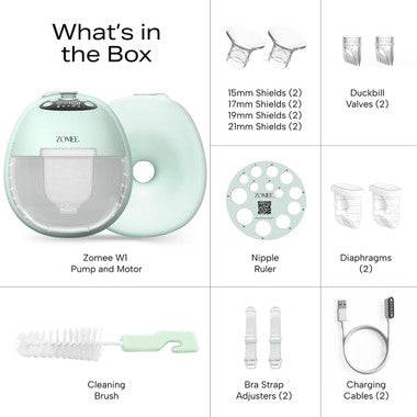 Zomee Mother's Nature W1 Heated Wearable Breast Pump