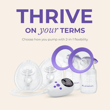Lansinoh Thrive 2-in-1 Breast Pump Kit