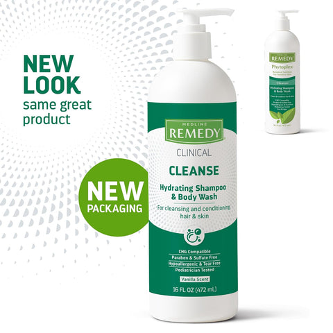 Medline Remedy Clinical Hydrating Shampoo & Body Wash