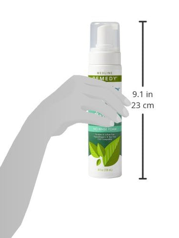 Remedy Clinical No-Rinse Foam Cleanser, Vanilla Scent, 8oz