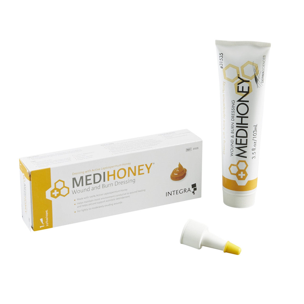 Medihoney Wound And Burn Dressing Paste 3.5 Oz. Tube
