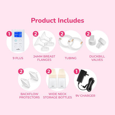 Spectra 9 Plus & CaraCups Hands-Free Wearable Milk Collection Kit