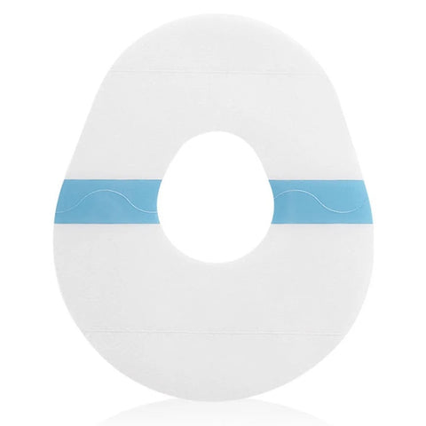 Overt Insulin Pumps, 0.8-Inch Hole, Waterproof, Breathable & Clear Patches [ 5 Pack ]