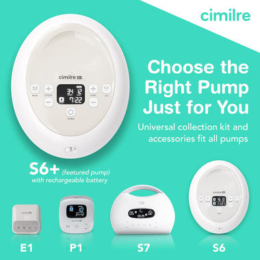 Cimilre S6+ Double Electric Breast Pump – Adjustable & Rechargeable