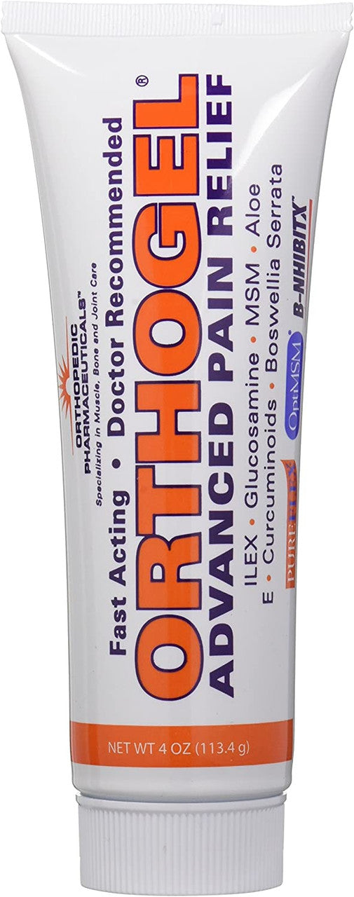 Orthogel Advanced Pain Relief Gel Tube, 4 oz