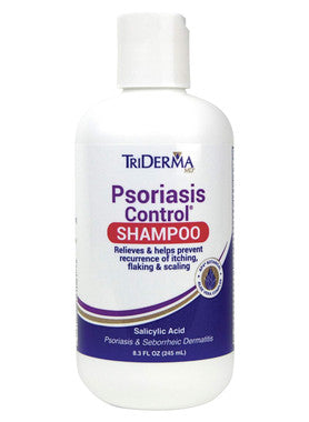 TriDerma Psoriasis Control Scalp Exfoliator Shampoo – 8.3 oz by Diabetic Pro available at Diabetic Pro