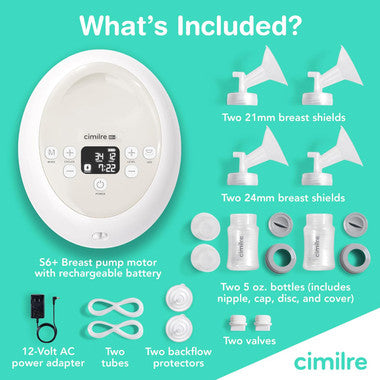 Cimilre S6+ Double Electric Breast Pump – Adjustable & Rechargeable