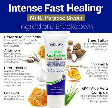 Triderma Intense Fast Healing Multi-Purpose Cream tube 4.2 oz