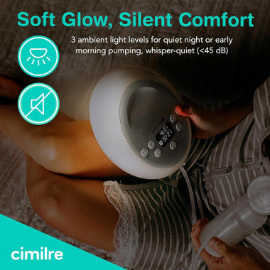 Cimilre S6+ Double Electric Breast Pump – Adjustable & Rechargeable
