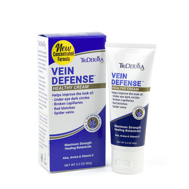 TriDerma Vein Defense Healthy Cream for Face and Body