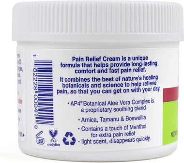TriDerma Pain Relief Cream with Lidocaine & Menthol Jar 4 oz