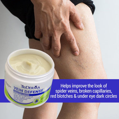 Triderma Vein Defense Healthy Cream Jar 4 oz