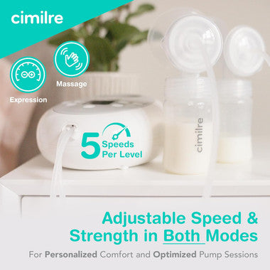 Cimilre S6+ Double Electric Breast Pump – Adjustable & Rechargeable