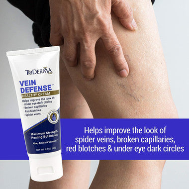 TriDerma Vein Defense Healthy Cream for Face and Body