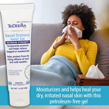 Triderman Nasal Dryness Relief Gel, Maximum Strength  Multi pack options
