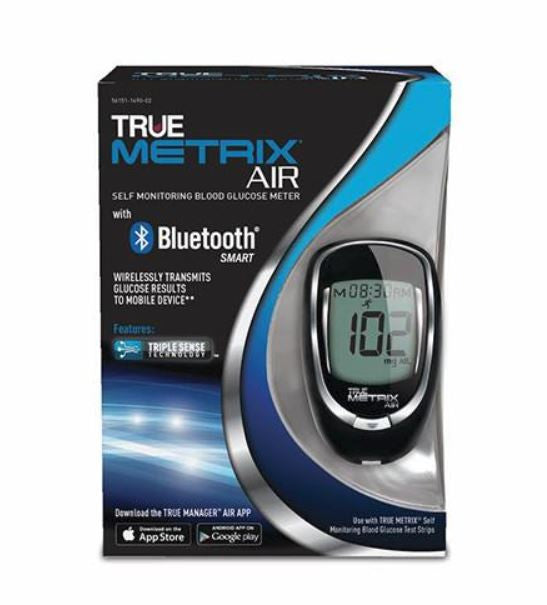 TRUE Metrix AIR Blood Glucose Meter kit For GLucose Care