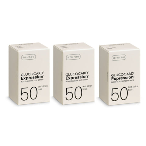 Arkray Glucocard Expression 150 Test Strips For Glucose Care