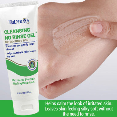 TriDerma Cleansing No Rinse Gel – 4 oz