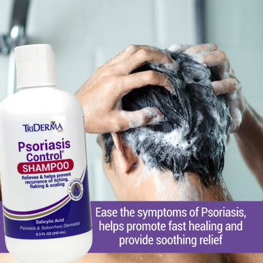 TriDerma Psoriasis Control Scalp Exfoliator Shampoo – 8.3 oz