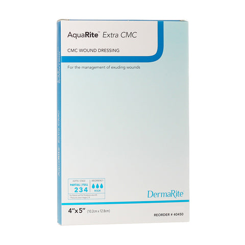 Aquarite Extra Cmc Hydrofiber Wound Dressing, 4" X 5"