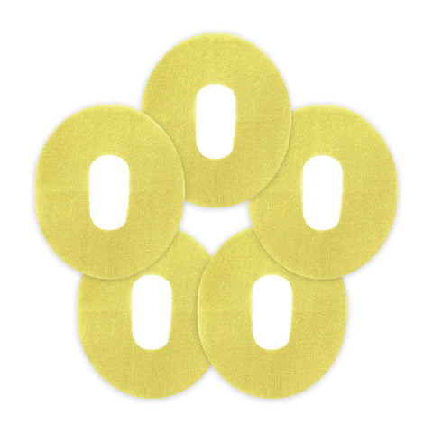 Overt Dexcom G6 Adhesive Guards Monitoring Patch - Yellow [5 pack]