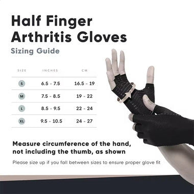 Overt Compression Gloves, Copper Arthritis Gloves, Support for Men & Women