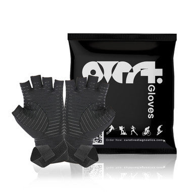 Overt Compression Gloves, Copper Arthritis Gloves, Support for Men & Women