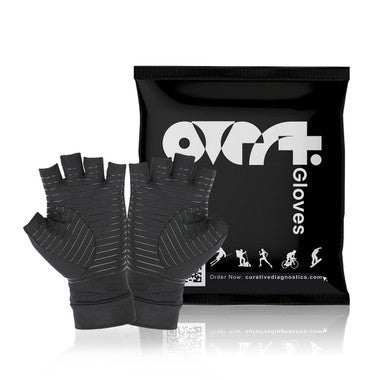 Overt Compression Gloves, Copper Arthritis Gloves, Support for Men & Women